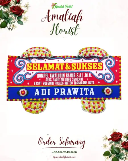 Papan Bunga Ucapan Selamat Kalapadua